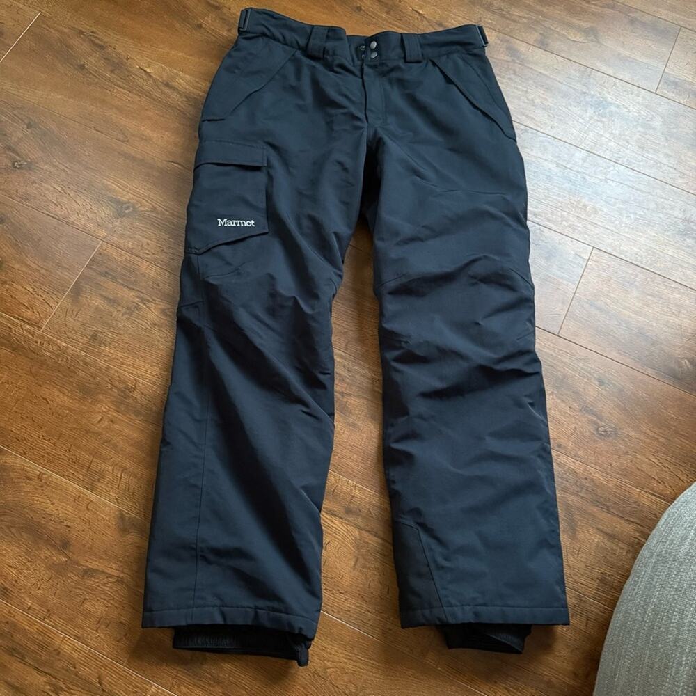 Marmot Black Snow Ski Snowboarding Pants Men’s XL